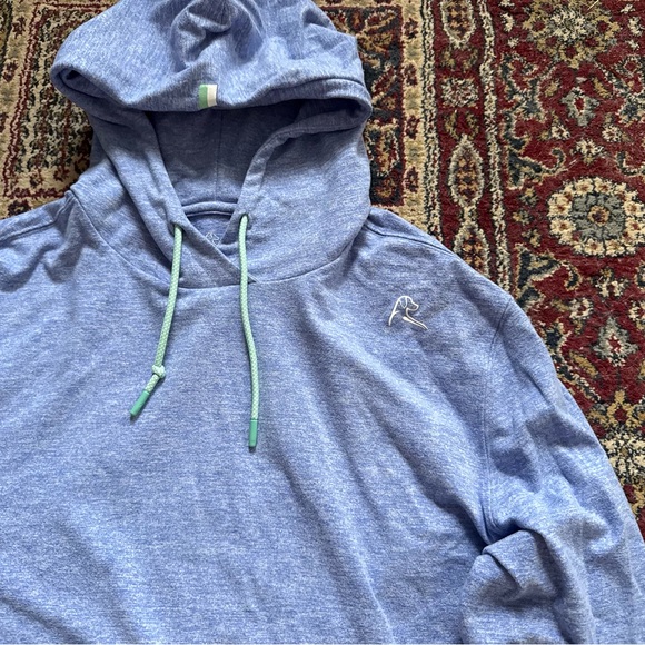 Rhoback Hesi Performance Hoodie Men’s Large Heathered Blue - Picture 5 of 5